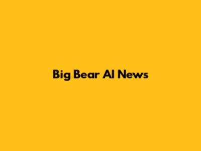 Big Bear AI News
