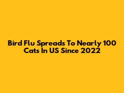 Bird Flu Spreads To Nearly 100 Cats In US Since 2022
