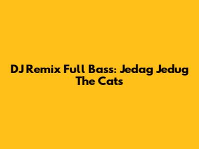 DJ Remix Full Bass: Jedag Jedug The Cats