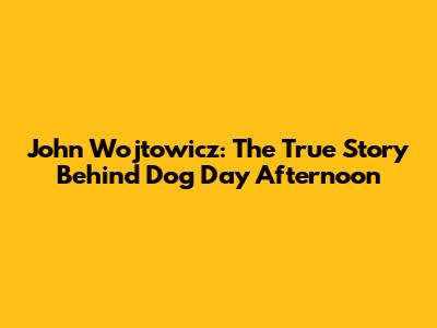 John Wojtowicz: The True Story Behind Dog Day Afternoon