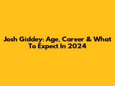 Josh Giddey: Age, Career & What To Expect In 2024