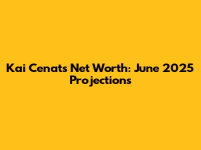 Kai Cenat's Net Worth: June 2025 Projections