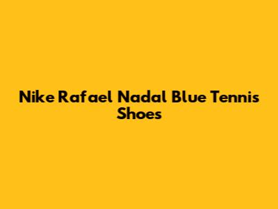 Nike Rafael Nadal Blue Tennis Shoes