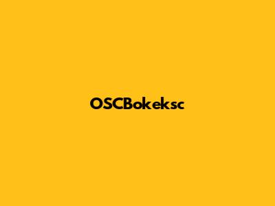 OSCBokeksc