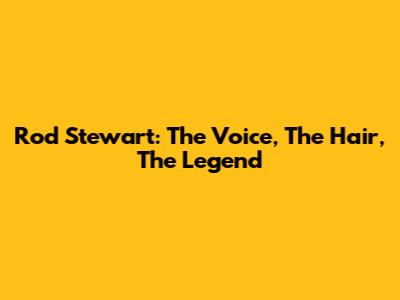 Rod Stewart: The Voice, The Hair, The Legend