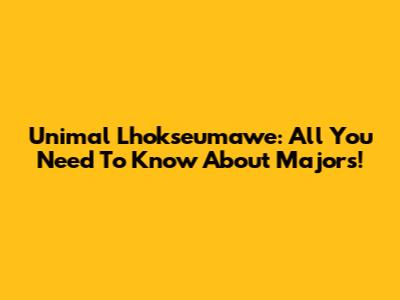 Unimal Lhokseumawe: All You Need To Know About Majors!