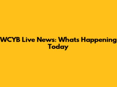 WCYB Live News: What's Happening Today